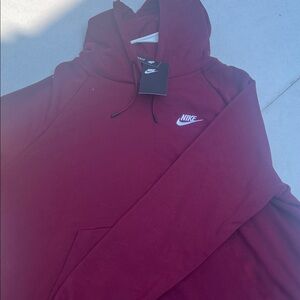 Nike Burgundy Pullover Hoodie